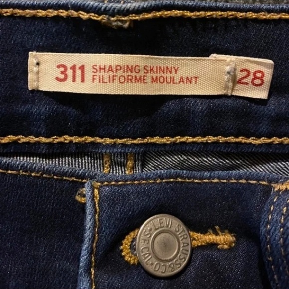 Levi's 311 Dark Shaping Skinny Jeans - Picture 2 of 4